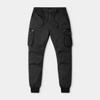 Cargo Jogger Pants Drawstring Tapered Fit for Men