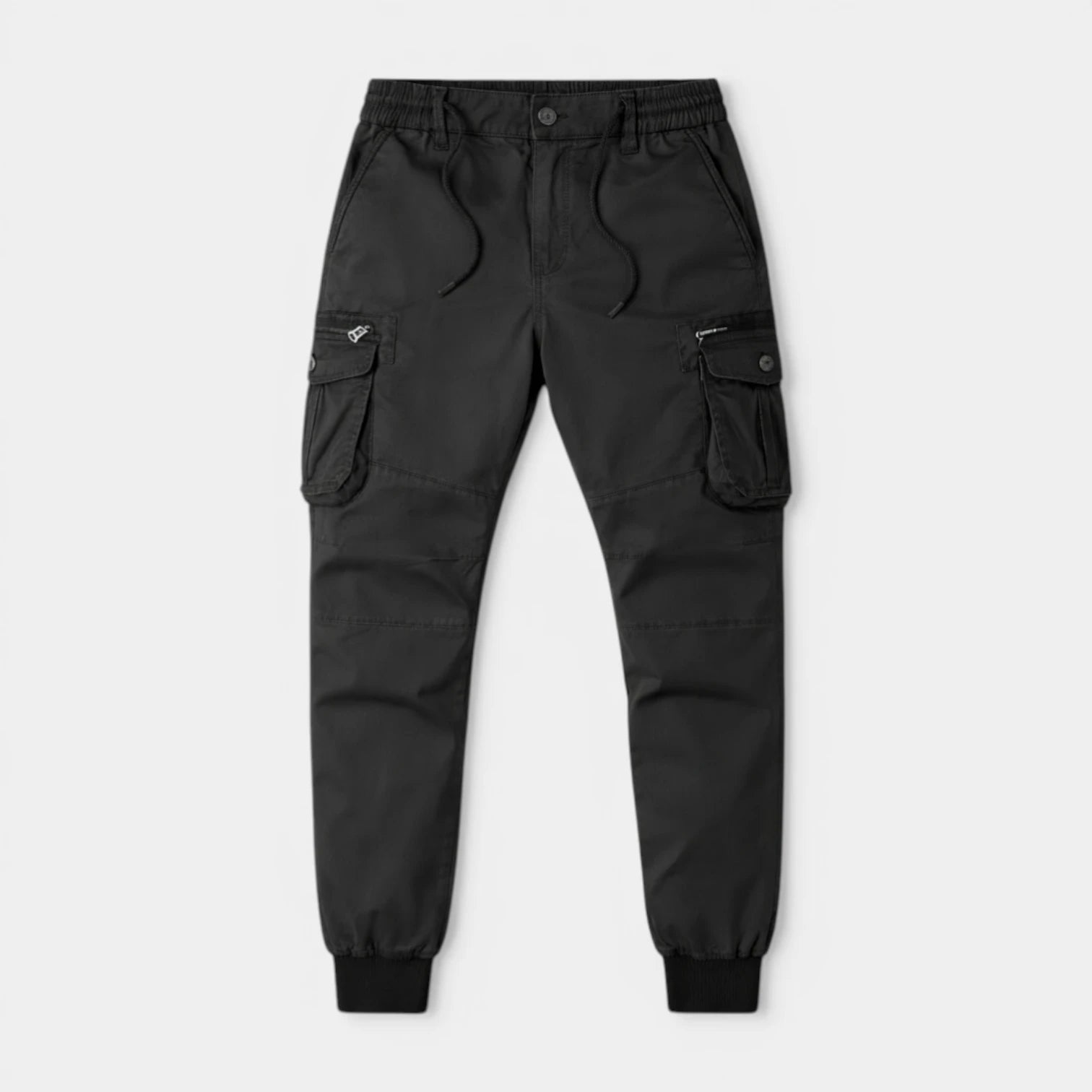 Cargo Jogger Pants Drawstring Tapered Fit for Men