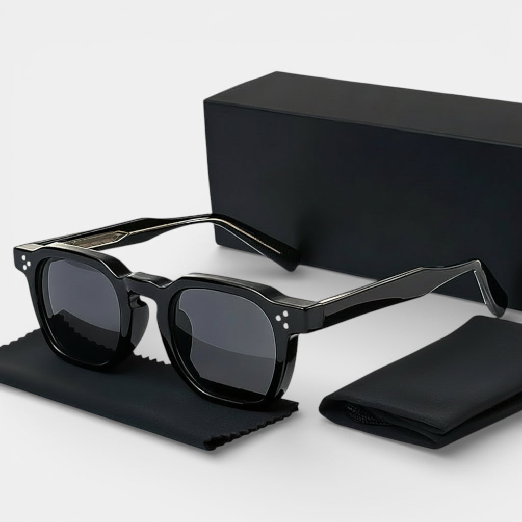 Square Frame Tinted Lens Sunglasses Full-Rim for Men