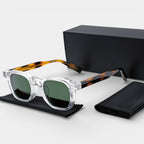 Square Frame Tinted Lens Sunglasses Full-Rim for Men