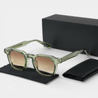 Square Frame Tinted Lens Sunglasses Full-Rim for Men