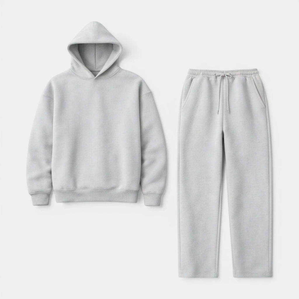 Hooded Sweater Matching Set Regular Fit for Men