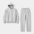 Hooded Sweater Matching Set Regular Fit for Men