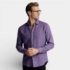 Button-Up Long Sleeve Shirt Regular Fit for Men