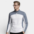 Quarter-Zip Pullover Stand Collar Regular Fit for Men