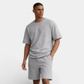 Short Sleeve Crew Neck Tee and Shorts Lounge Set for Men