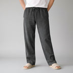 Drawstring Waist Straight Leg Lounge Pants for Men