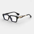 Square Frame Sunglasses Gold Detail for Men