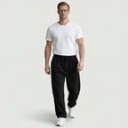 Straight Leg Drawstring Lounge Pants Relaxed Fit for Men