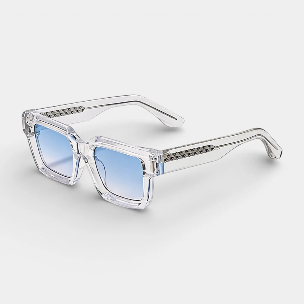 Square Frame Tinted Lens Sunglasses for Men