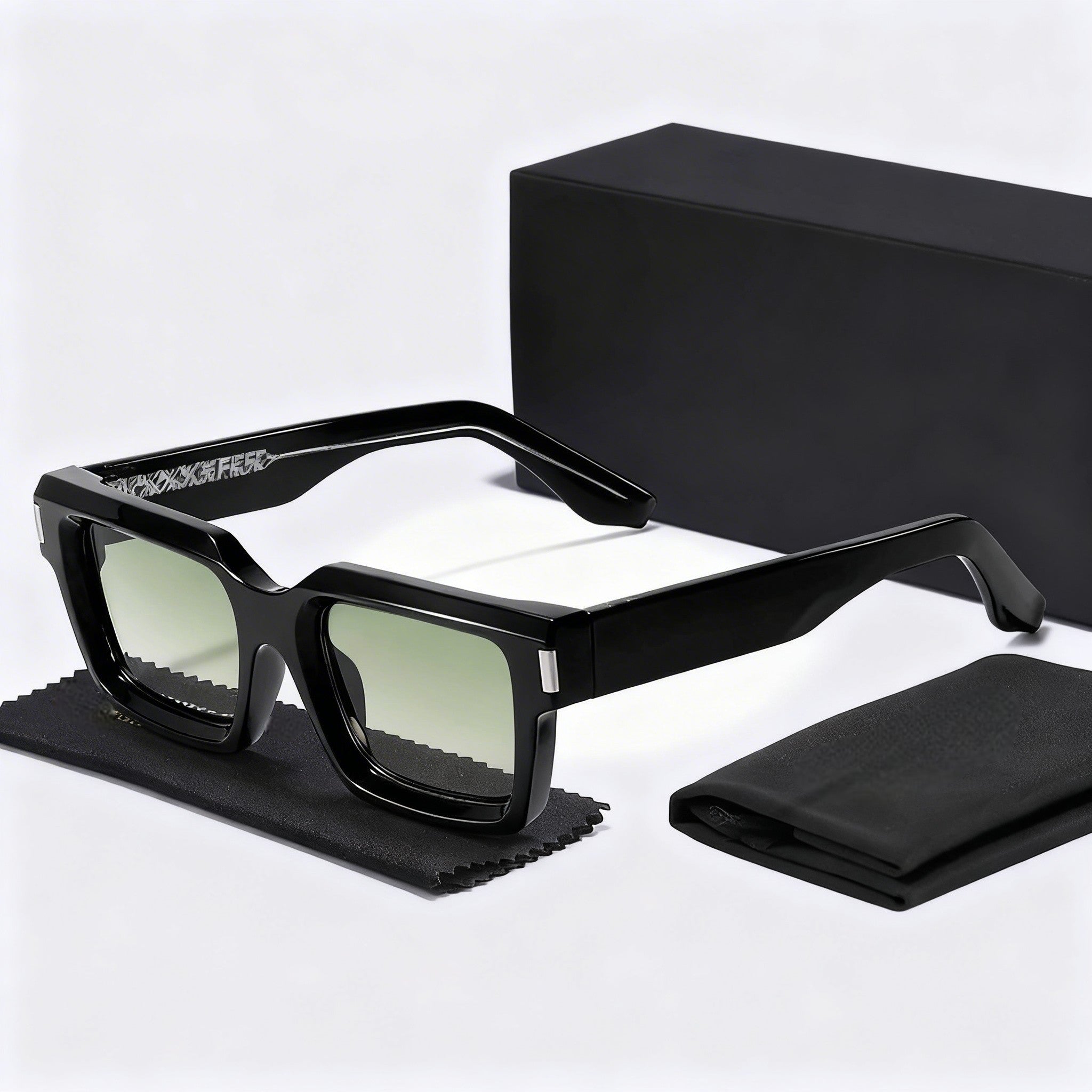 Square Frame Tinted Lens Sunglasses for Men