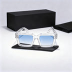Square Frame Tinted Lens Sunglasses for Men
