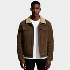 Corduroy Lined Jacket Regular Fit Structured for Men
