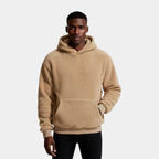 Fleece Pullover Hoodie Relaxed Fit for Men