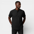 Henley Shirt Short Sleeve Regular Fit for Men