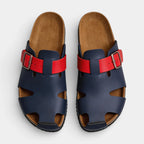 Open Toe Slide Sandals Buckle Strap for Men