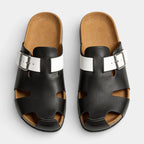 Open Toe Slide Sandals Buckle Strap for Men