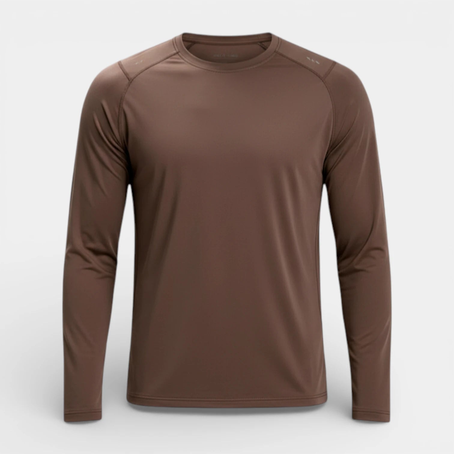 Crew Neck Raglan Long Sleeve Athletic Shirt for Men