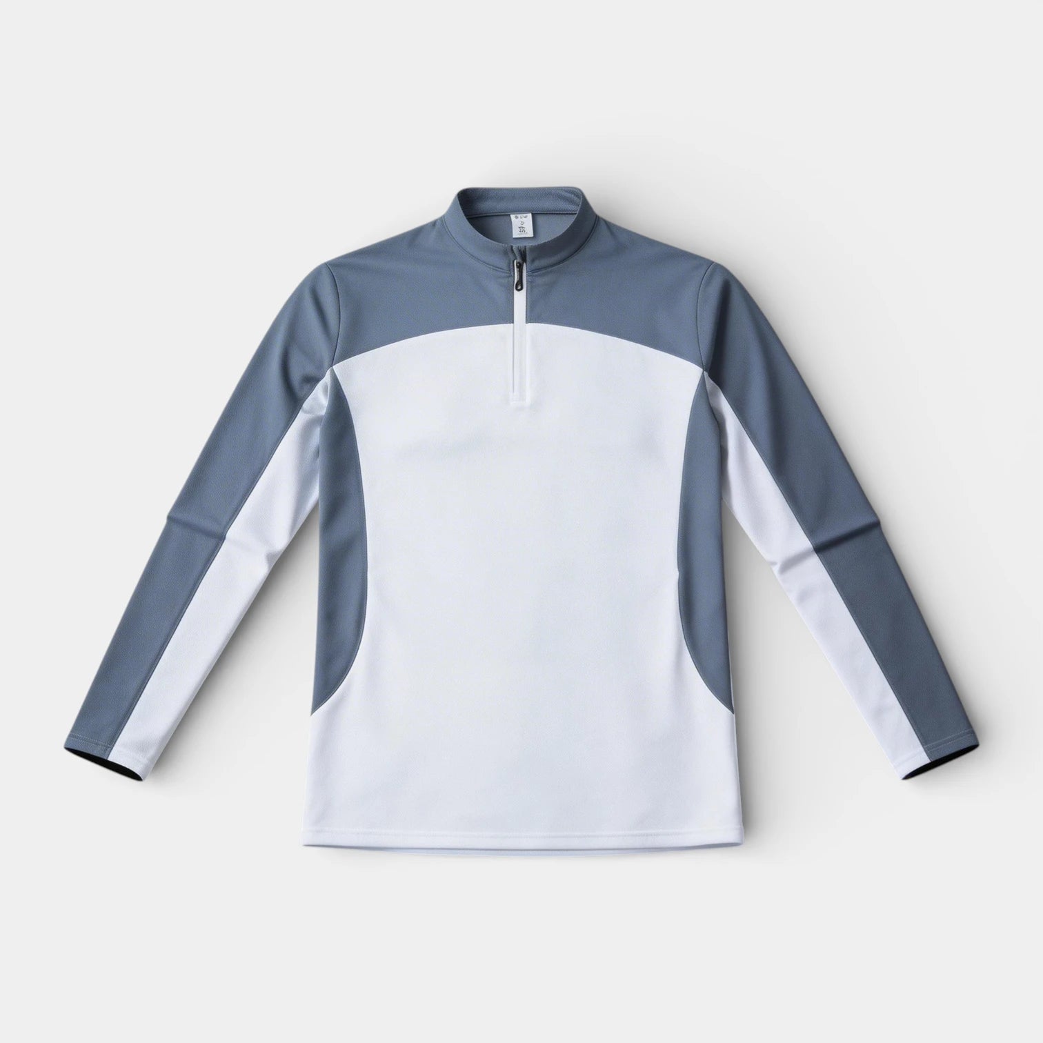 Quarter-Zip Pullover Stand Collar Regular Fit for Men