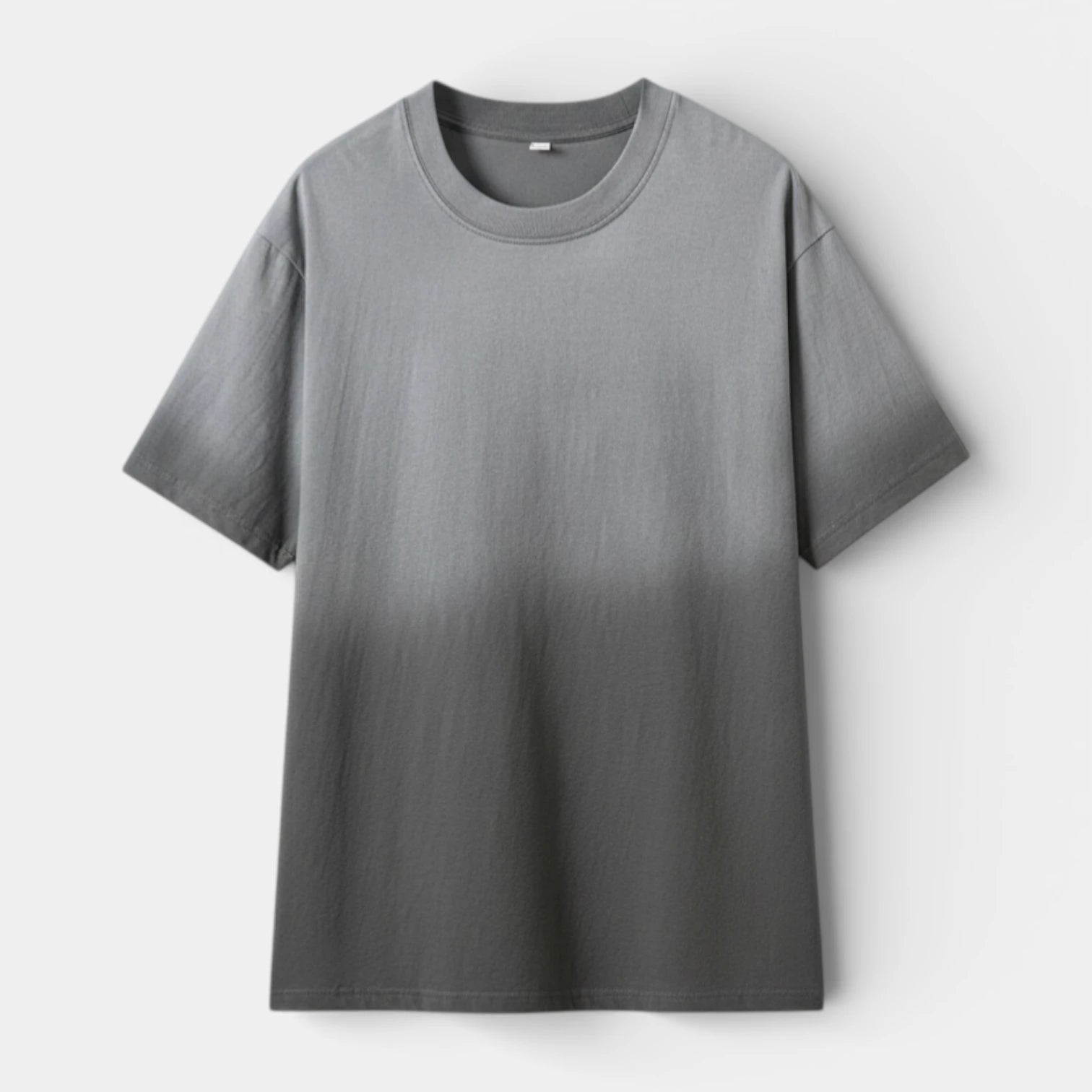 Ombre Gradient Crew Neck T-Shirt Short Sleeve for Men