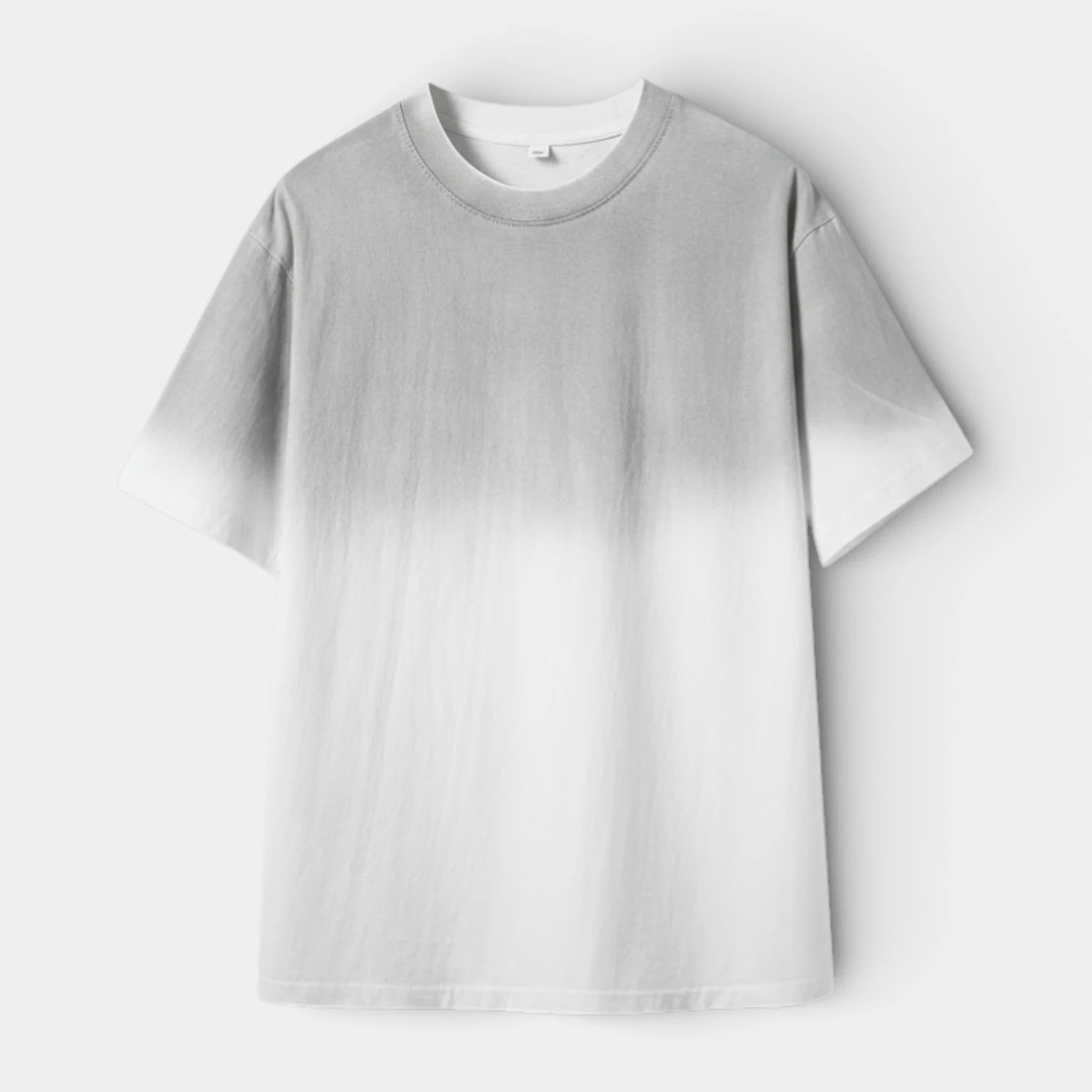 Ombre Gradient Crew Neck T-Shirt Short Sleeve for Men