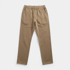 Tapered Pants Elastic Waist Flat Front for Men