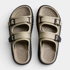Sport Sandals Dual Buckle Adjustable Strap Open Toe for Men