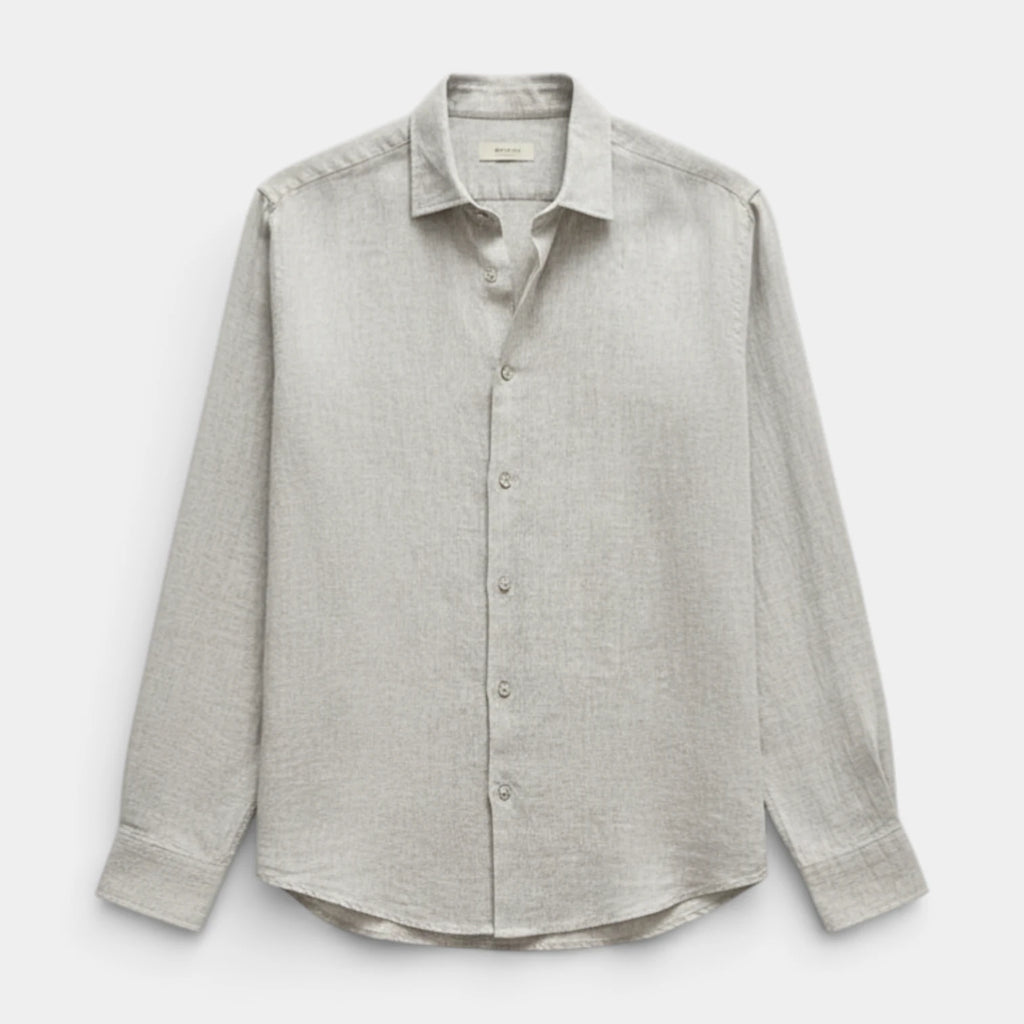 Button-Up Long Sleeve Shirt Regular Fit for Men