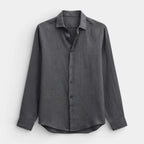 Button-Up Long Sleeve Shirt Regular Fit for Men