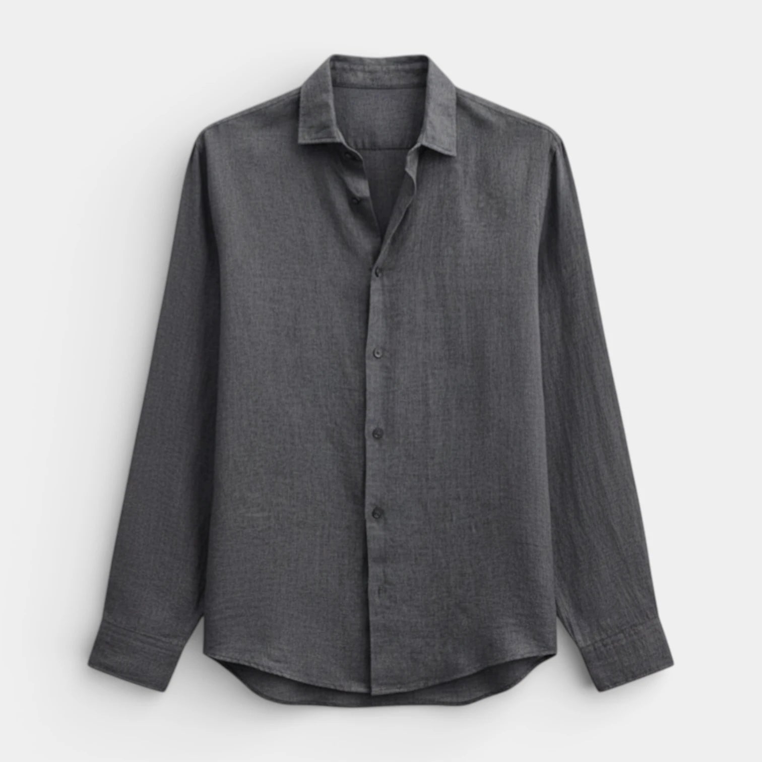 Button-Up Long Sleeve Shirt Regular Fit for Men