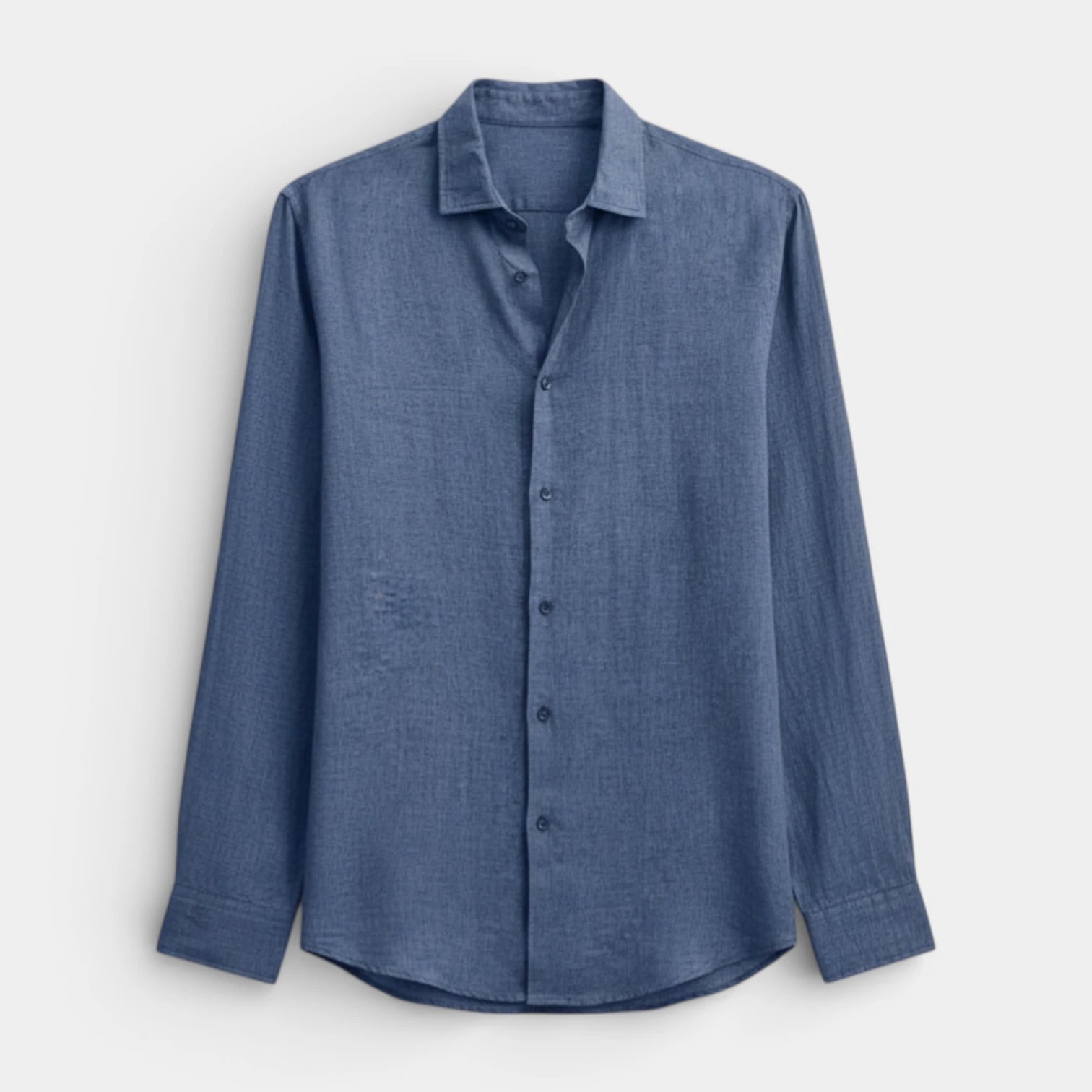 Button-Up Long Sleeve Shirt Regular Fit for Men