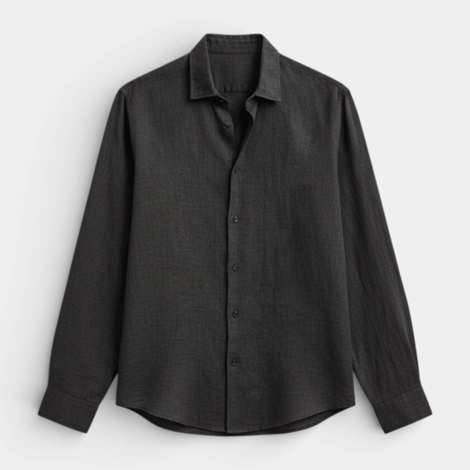 Button-Up Long Sleeve Shirt Regular Fit for Men