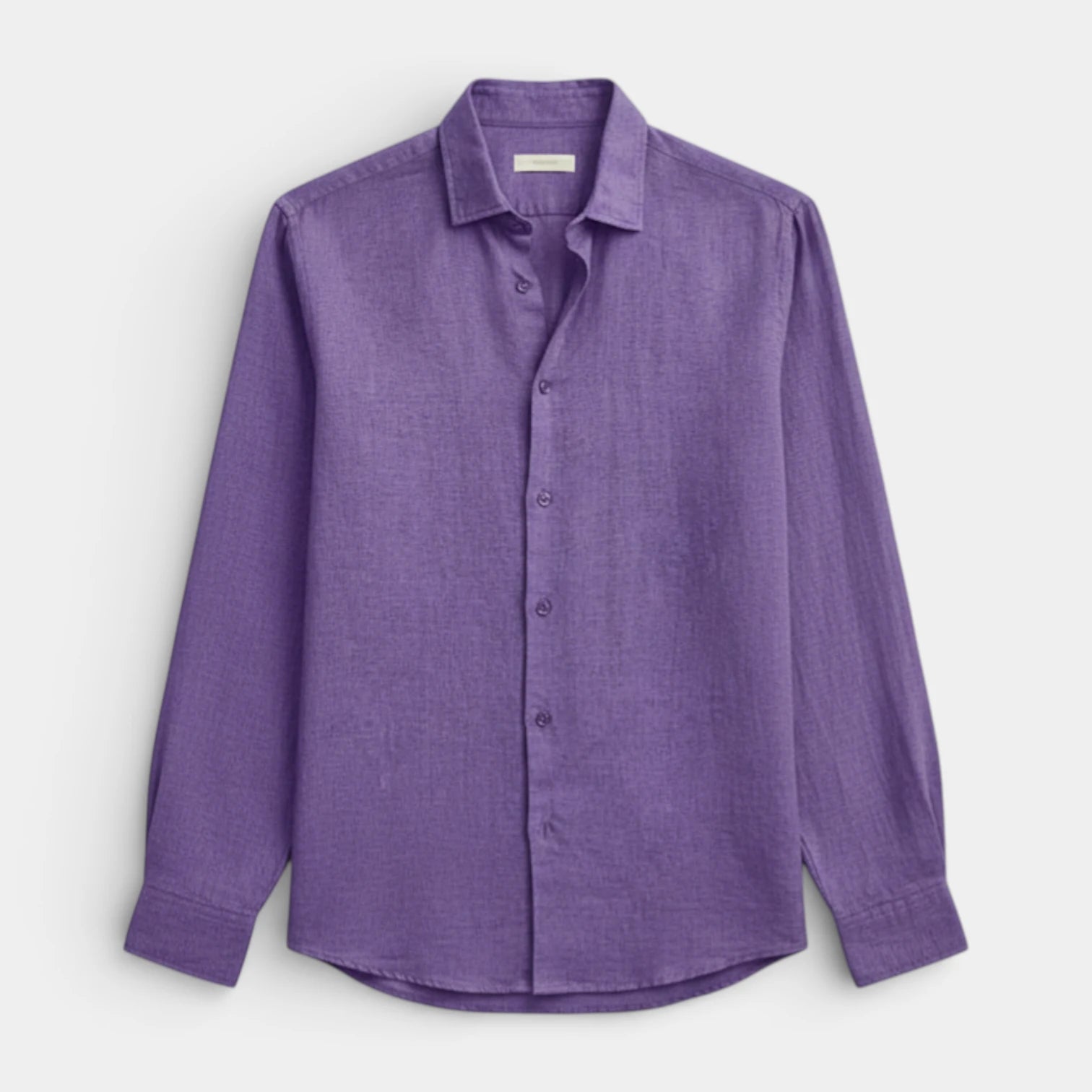Button-Up Long Sleeve Shirt Regular Fit for Men