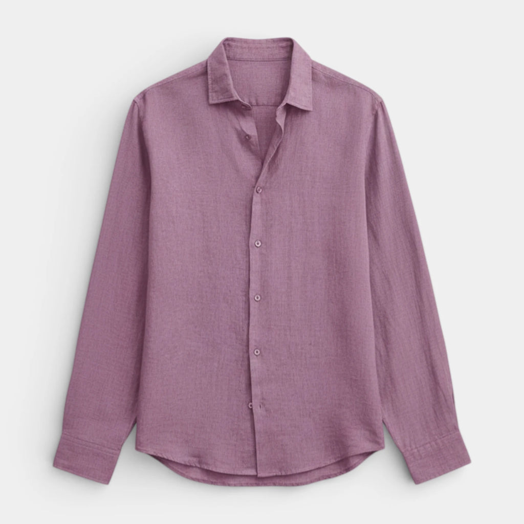 Button-Up Long Sleeve Shirt Regular Fit for Men