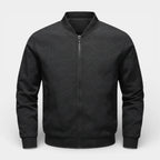 Geometric Pattern Zip-Up Bomber Jacket Regular Fit for Men