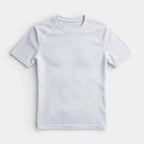 Crew Neck Athletic T-Shirt Contrast Panel for Men