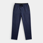 Athletic Drawstring Tapered Pants Zip Pockets for Men