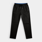 Athletic Drawstring Tapered Pants Zip Pockets for Men