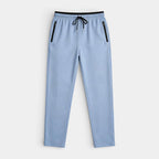 Athletic Drawstring Tapered Pants Zip Pockets for Men