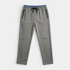 Athletic Drawstring Tapered Pants Zip Pockets for Men