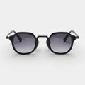 Round Metal Frame Sunglasses Tinted Lenses for Men