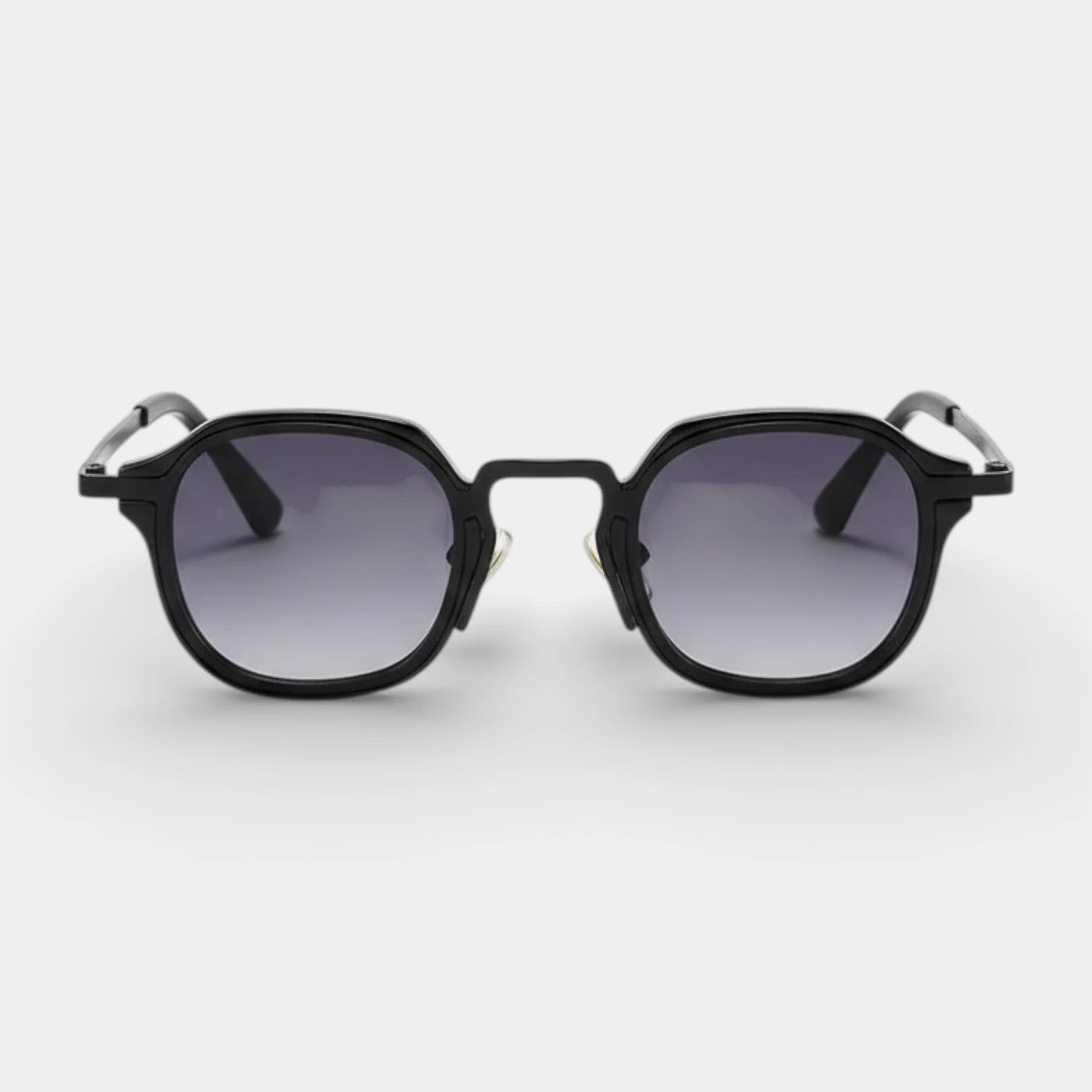 Round Metal Frame Sunglasses Tinted Lenses for Men