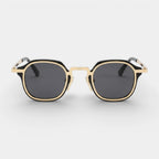Round Metal Frame Sunglasses Tinted Lenses for Men