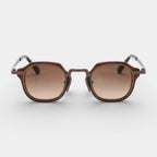 Round Metal Frame Sunglasses Tinted Lenses for Men