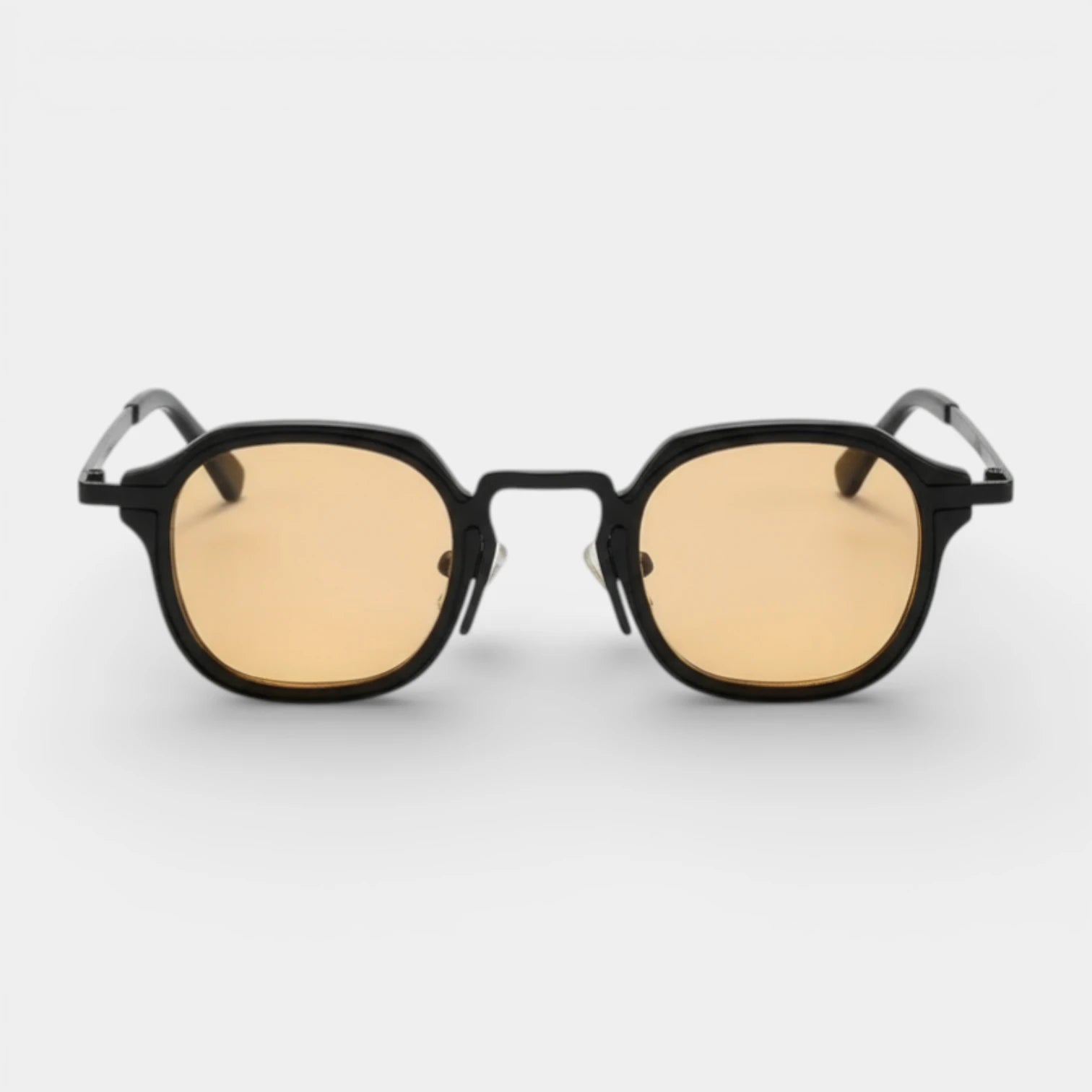 Round Metal Frame Sunglasses Tinted Lenses for Men
