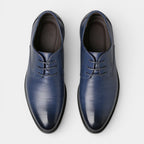 Lace-Up Derby Dress Shoes Smooth Toe for Men