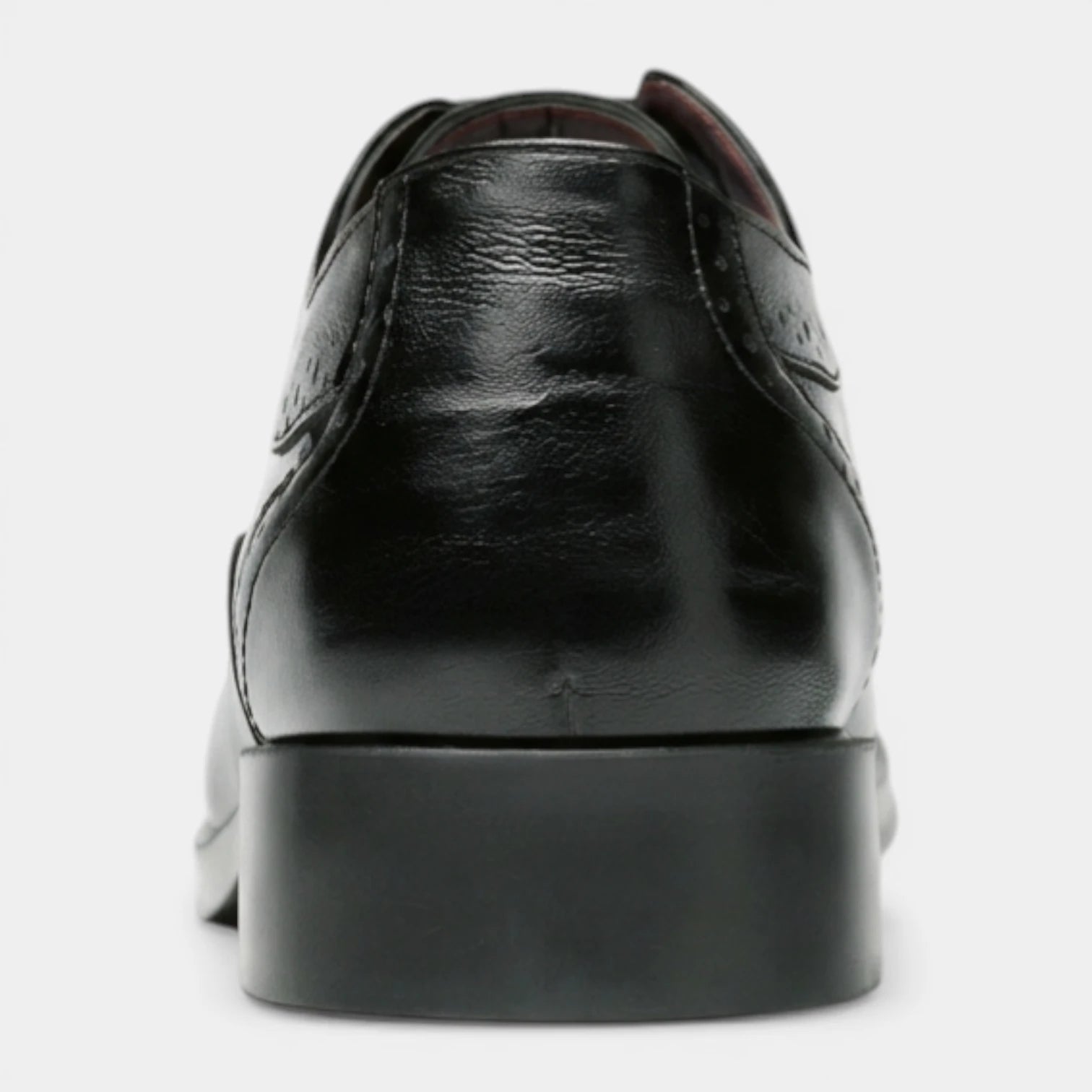 Wingtip Brogue Dress Shoes Lace-Up Perforated for Men