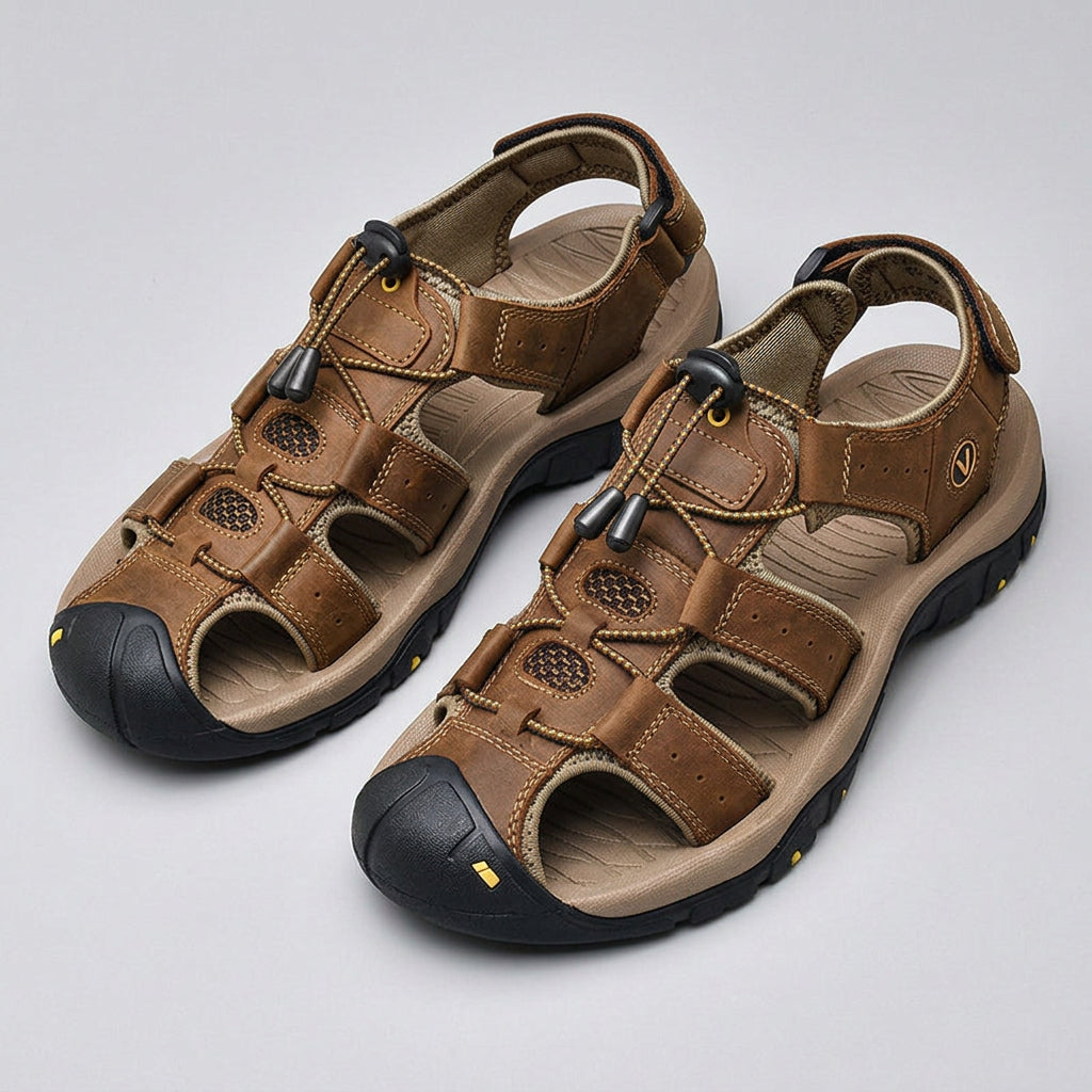 Orthopedic Sandals Arch Support Open Toe for Men