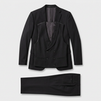 3-Piece Suit Set Single-Breasted Blazer Double-Breasted Vest for Men