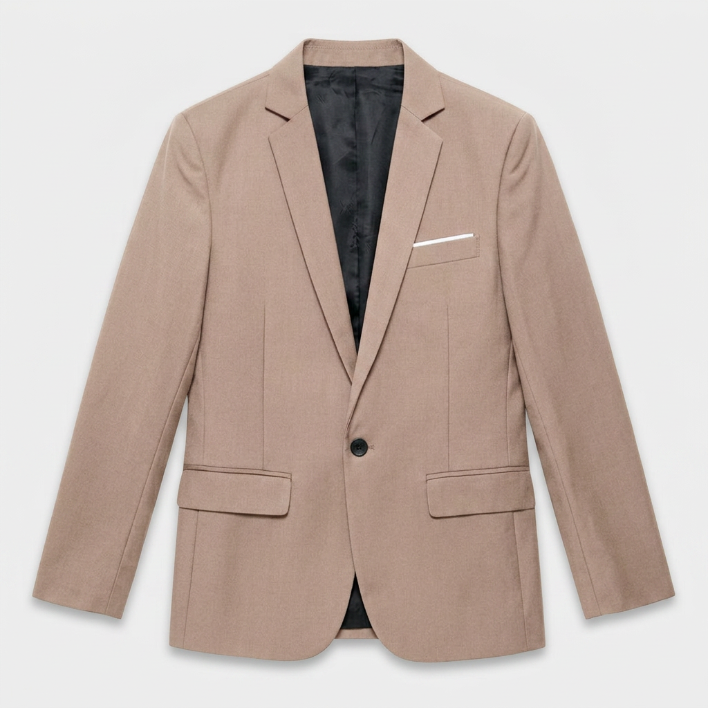 Tailored Blazer Modern Fit Notch Lapel for Men